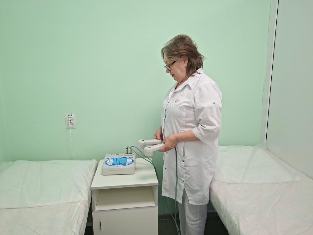 В Белинской районной больнице — новый аппарат лазерной терапии RIKTA.